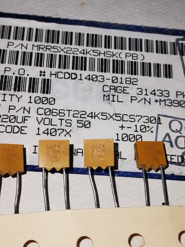 C066T224K5X5CS7301 50V0.22UF220NFKEMET基美多层陶瓷独石电容器