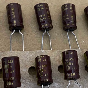 100V10UF 10UF100V 日本化工/黑金刚 ASF铜脚音频电解电容器