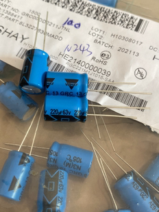 63V220UF 220UF63V VISHAY-BC音频滤波电解电容器 GRC 10*16