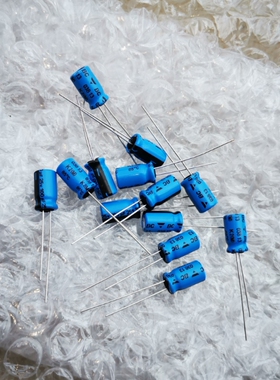 vishay-BC- 25V100UF/25V  蓝袍音频滤波铝电解电容器038系
