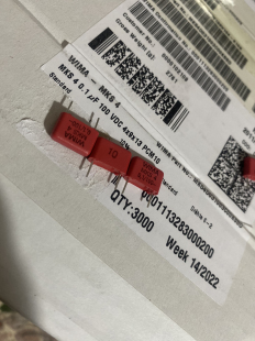 100NF威马WIMA薄膜电容器 0.1UF P10 100v104 MKS4D031003C00KSD