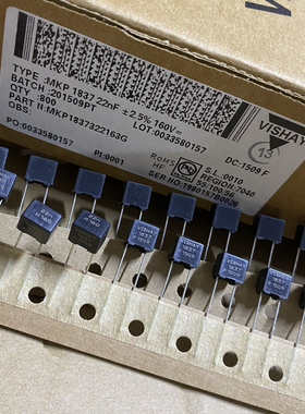 MKP1837322163G 0.022UF/223/22NF 160V VISHAY薄膜ERO电容器1837