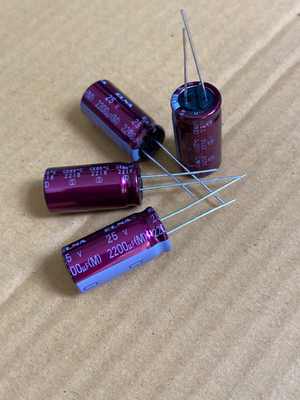 ELNA伊娜25V2200UF电容器紫红袍