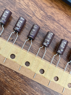 100UF/25V 黑金刚/化工KMF 25V100UF 金字滤波电解电容器绝版6*11