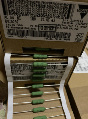 进口VISHAY-BC电阻 4W 1R 1欧 1HM AC04 发烧绕线电阻器