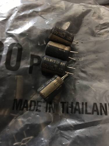 50V10UF ELNA SILMIC II 依娜 10UF 50V 音频 电解电容器 磨砂皮