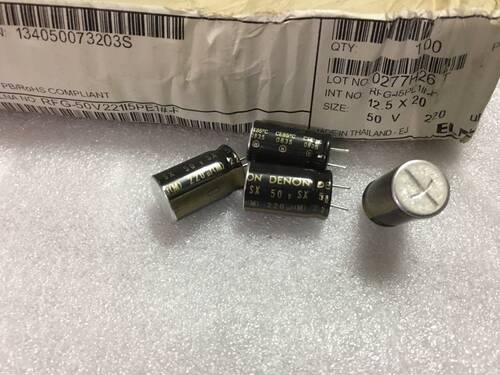 220uf50v伊娜光头音频电容