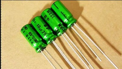 尼吉康 nichicon MUSE BP（ES） 10uF/25V 无极音频电容器25V10UF