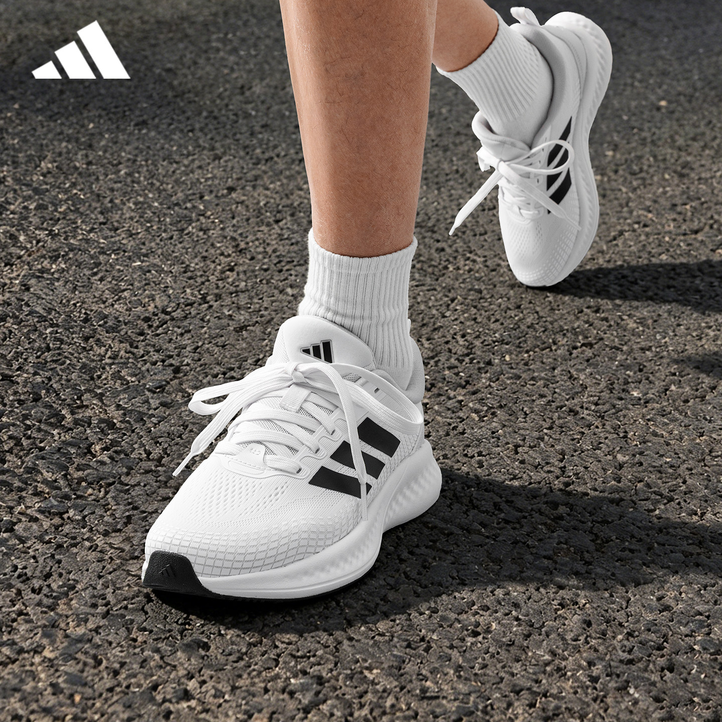 adidas阿迪达斯运动鞋男鞋秋季新款透气跑步鞋官方正品女鞋KZ6671