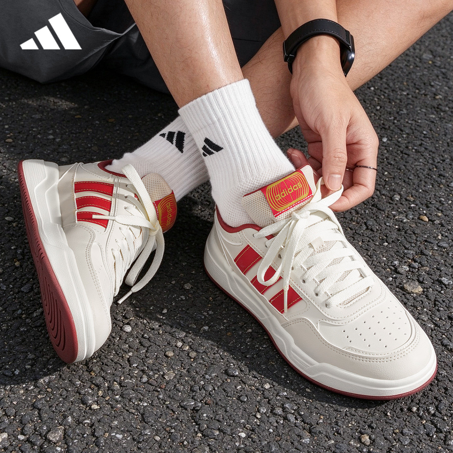 adidas阿迪达斯板鞋男鞋女鞋秋冬季新品低帮复古运动休闲鞋KI1502