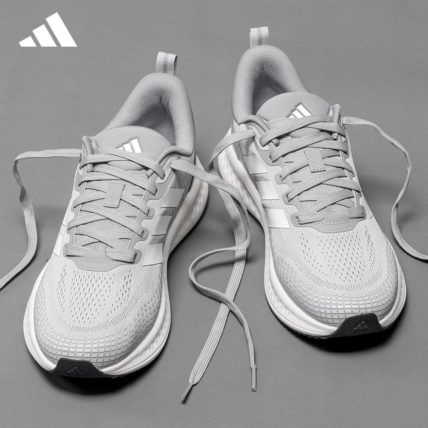 adidas阿迪达斯跑步鞋男鞋女鞋秋季新款运动鞋官方正品网面KZ6674