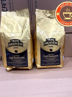 越南进口Culi Robusta罗布斯塔香浓醇厚奶香中深度烘焙咖啡豆1kg