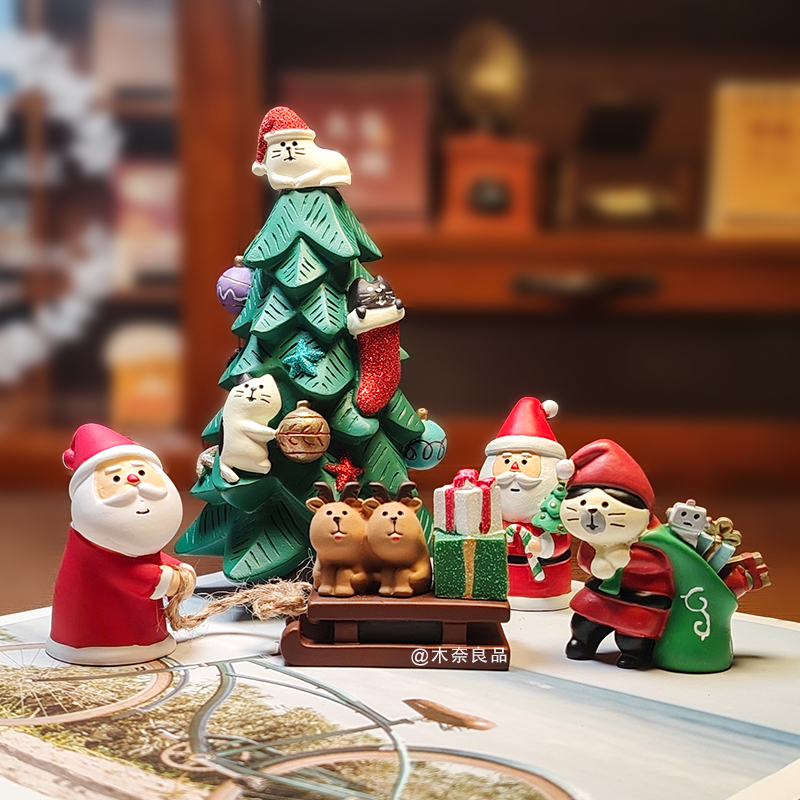 圣诞节装饰品麋鹿雪人小熊