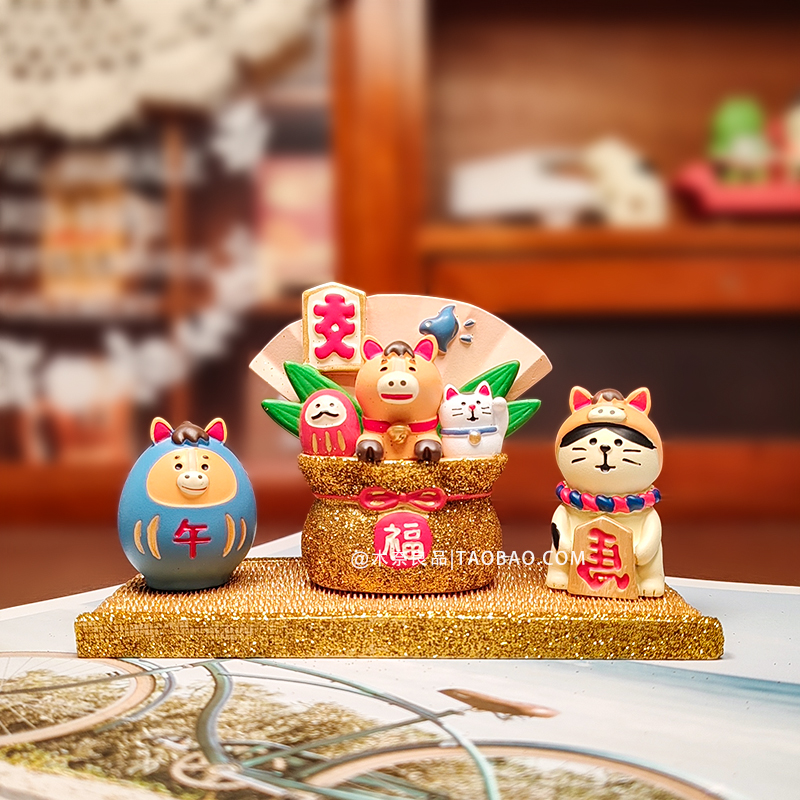 马上有钱马上有福桌面摆件