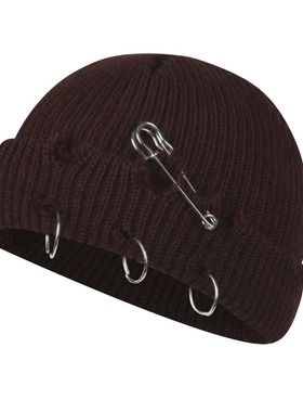 Winter brimless hat fashionable knitted hat