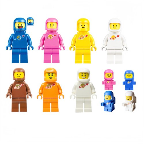 乐高宇航员经典太空人仔