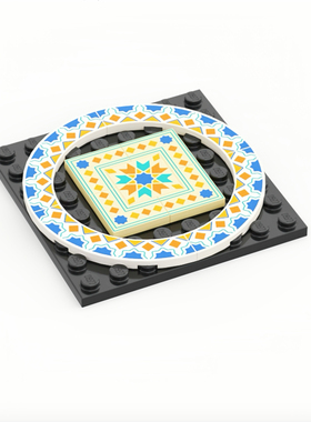 LEGO乐高 3068pb2562 14719pb010 27507pb17 3069地板印刷光面