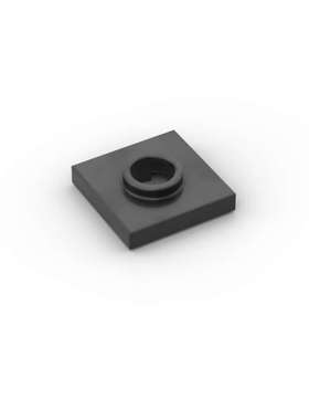 LEGO乐高 零配件 黑色27448 6310981 2x2 6齿轮转盘板可选配25448