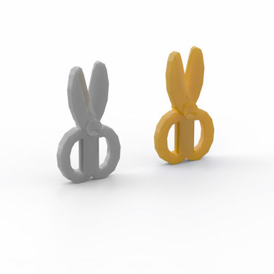 乐高LEGO珍珠金浅银色18920剪刀