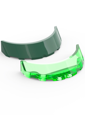 LEGO乐高 35298 35299 62360 3x6x1挡风玻璃 轮眉 深绿 透明亮绿