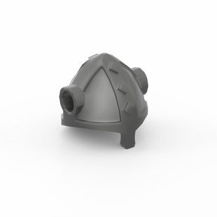 LEGO乐高 x1533 53708 54199维京人仔头盔帽子侧两孔粒 珍珠深灰