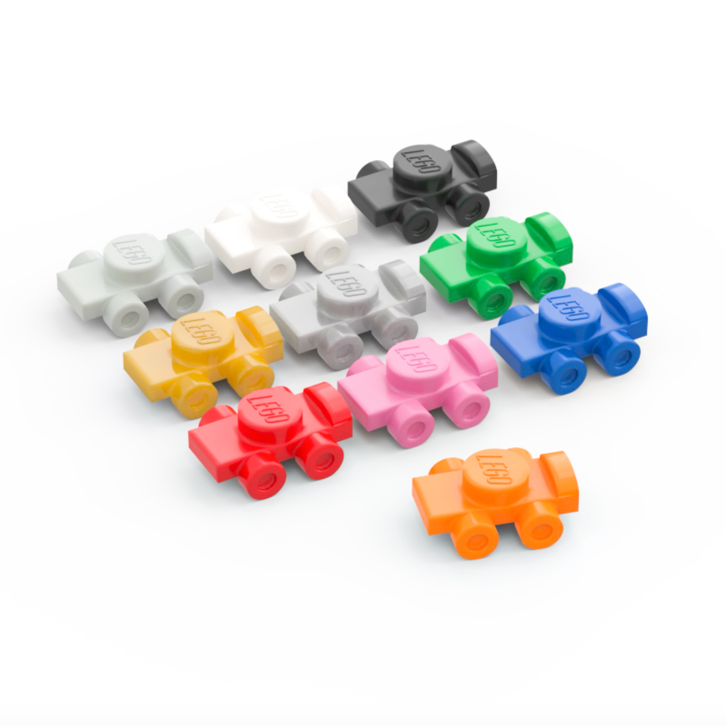 LEGO乐高 11253 18747 旱冰鞋 溜冰鞋 人仔配件 约0.8厘米