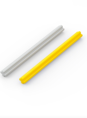 LEGO乐高 科技零配件 44294 1x7 5.6cm 十字轴 浅灰4211805黄色