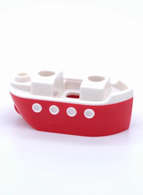 LEGO乐高 人仔配件 红色 小船邮轮1820pb01 4厘米大小