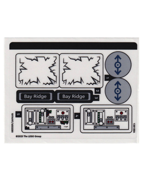 乐高LEGO 漫威76321贴纸 全新套装拆出 10114197 6552381