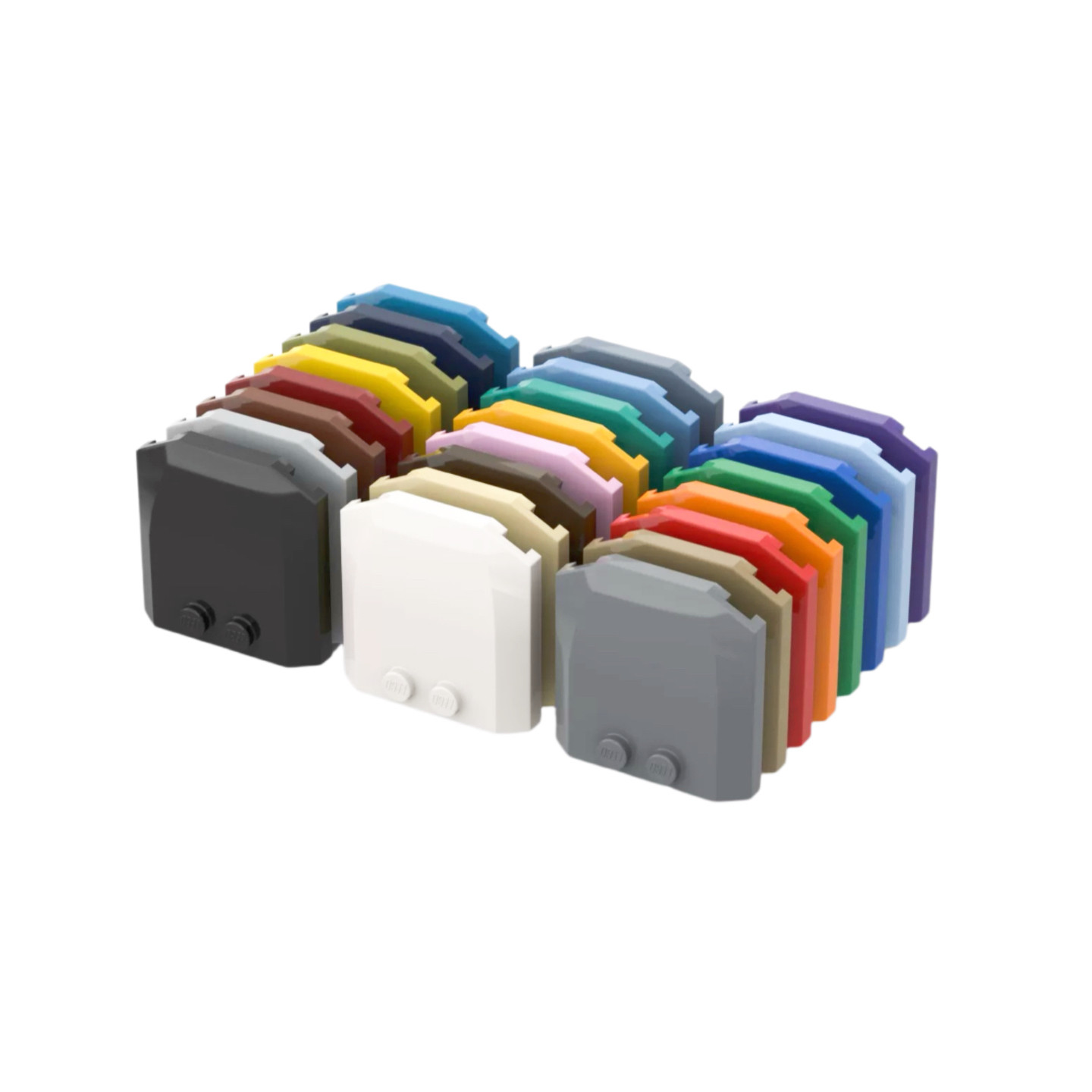 乐高456774x4汽车盖板楔形件