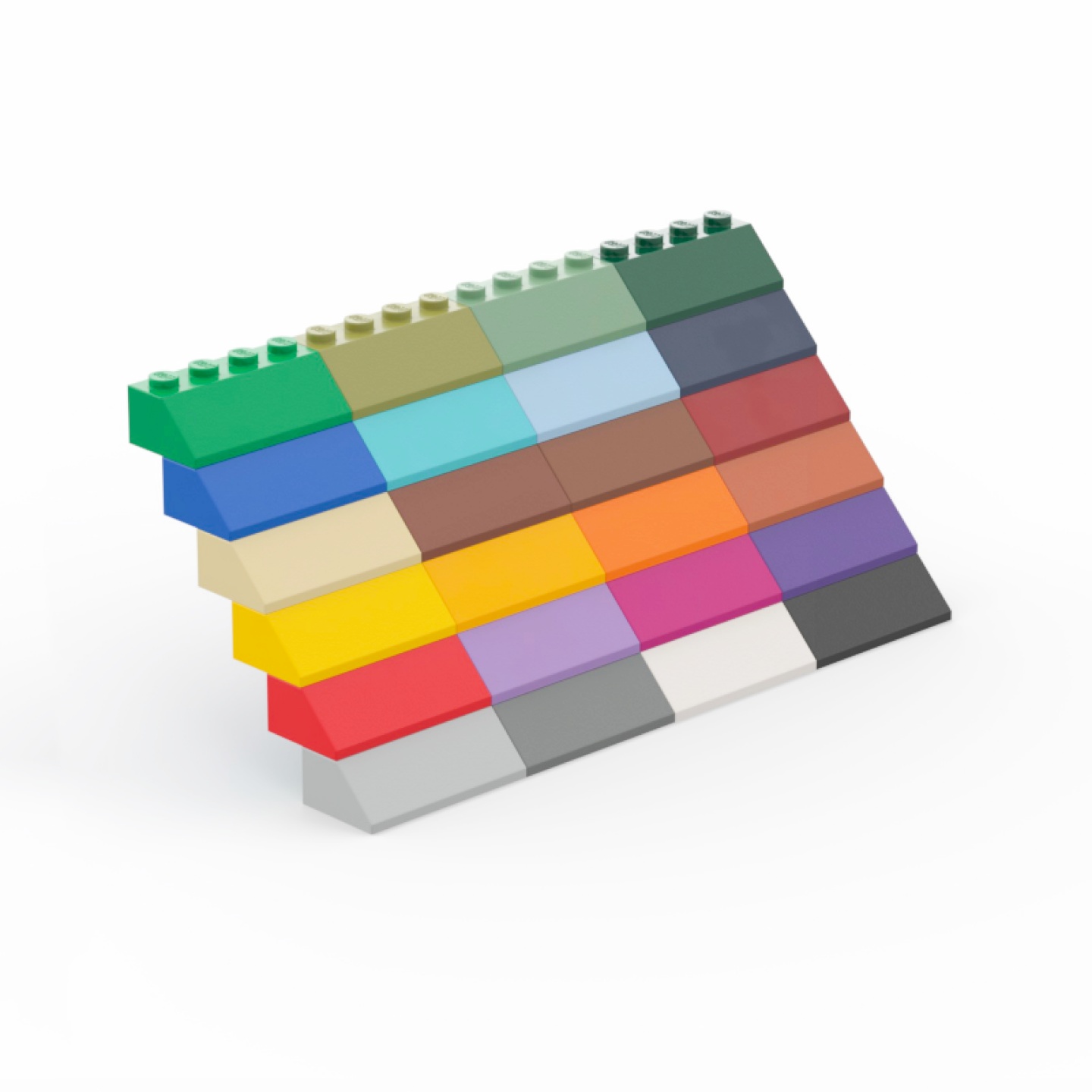 乐高LEGO30372x4斜坡面砖