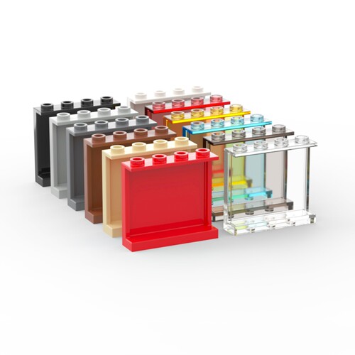 乐高LEGO零配件605811x4x3壁板