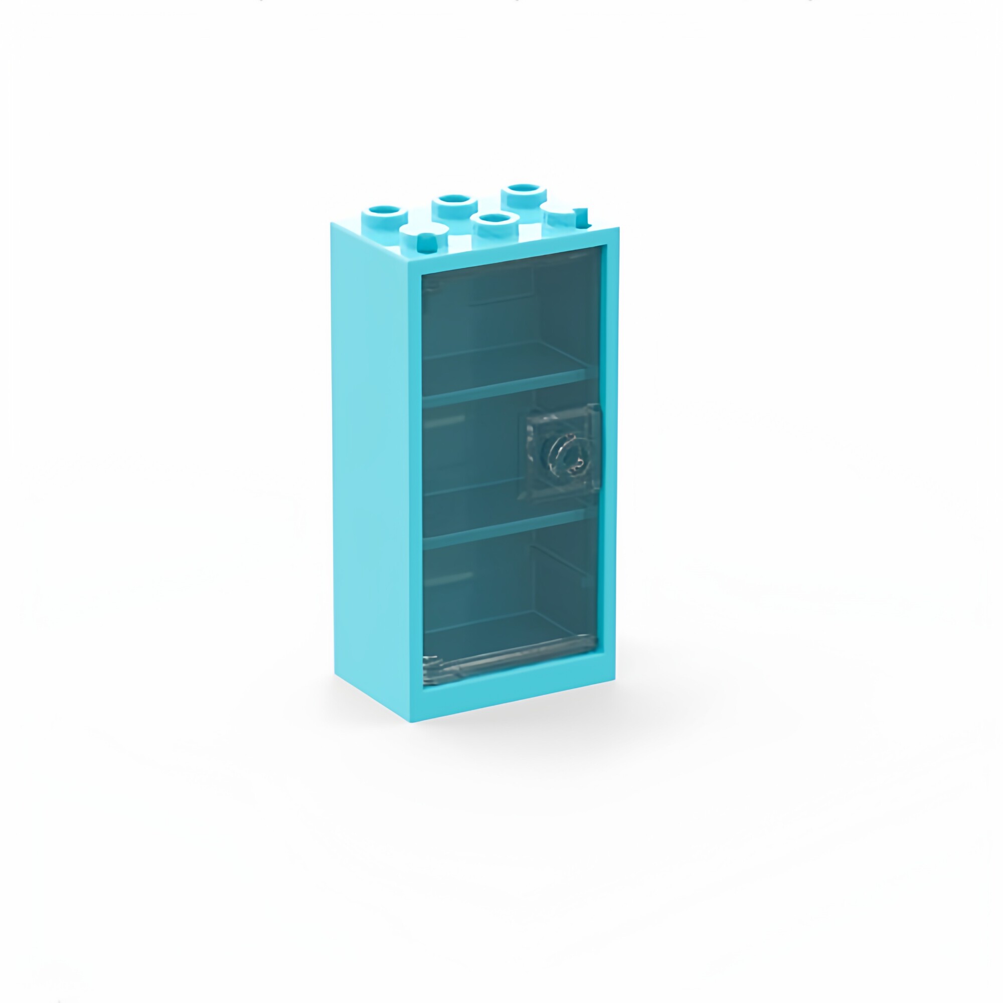 LEGO乐高 深湖蓝2656 2657 2x3x5三层冰箱 柜子 4211053 6508045