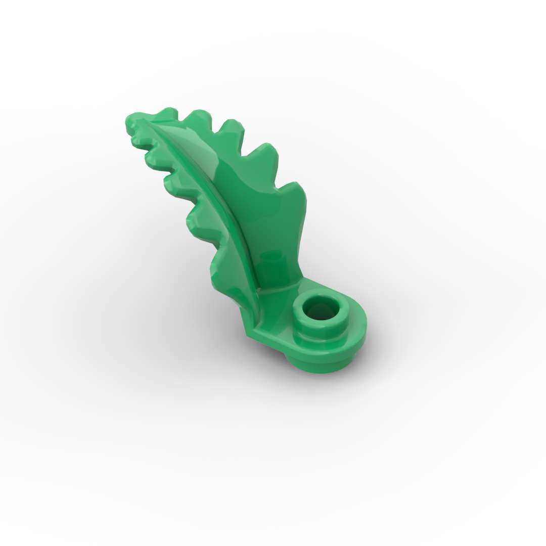 LEGO乐高 绿色2682 6411022 带弯曲直立叶片 植物