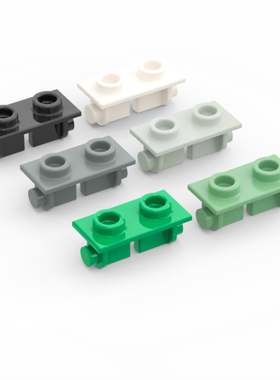 乐高LEGO 3938 1x2 铰链顶板 黑色 白色 深灰 浅灰 沙绿