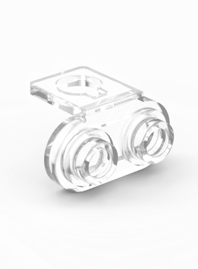 LEGO乐高 透明白色 18986 28656 6166106 人仔背架 托架 人仔配件