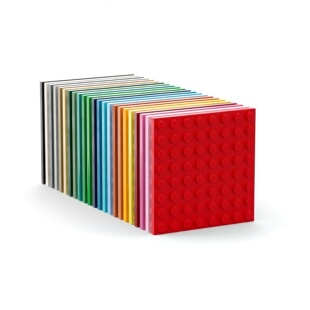 乐高LEGO 41539 8x8基础板 黑 白 浅灰 深红 浅紫 中黄 红绿 深米