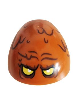 LEGO零配件 21560 (6271423) 深橙色 生化件 熔岩怪脸部印刷件