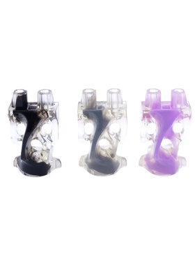 乐高LEGO 19859 透明色 幽灵腿 身体腿底座 透明黑透明灰透明紫