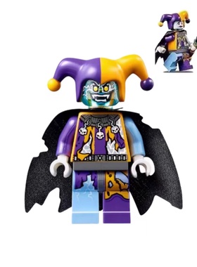 乐高LEGO 未来骑士团nex087小丑 杰斯特罗 含闪电权杖70352 70356