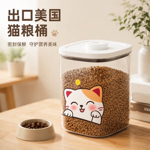 猫粮储存桶密封罐储粮真空密封桶