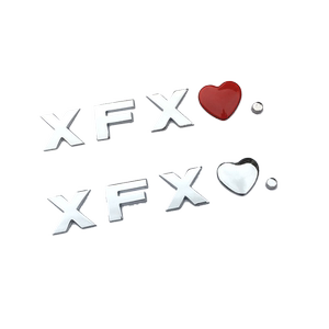 小飞侠和肖战在一起 XFX.爱心痣XZ汽车英文字母DAYTOY车标车贴纸