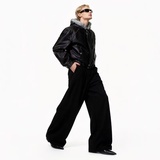 JK208P150现货红钻轻奢高级感重磅座山雕皮衣连帽毛领棉服厚外套，男装皮衣，星座1115（原A403）