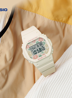 【新年礼物】casio旗舰店BGD-565RP复古方块运动手表卡西欧BABY-G