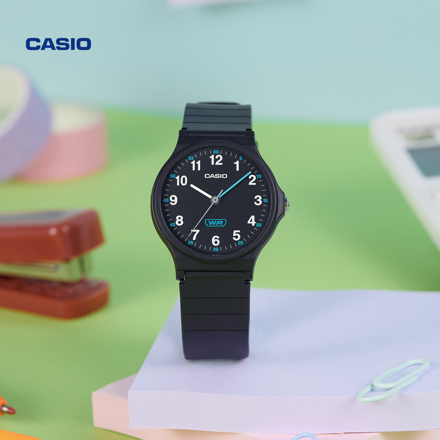 卡西欧官方旗舰店LQ-24鲤鱼跃龙门考试礼盒学生男女指针手表CASIO