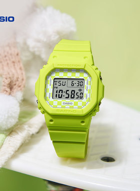 【新年礼物】卡西欧旗舰店BGD-565GS复古小方块耐摔手表女 BABY-G