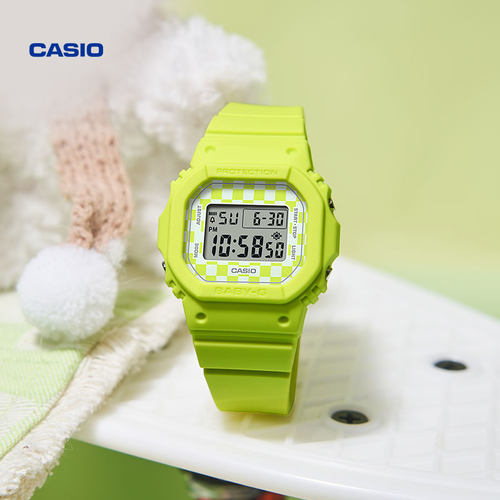 方格casio小方块运动女表