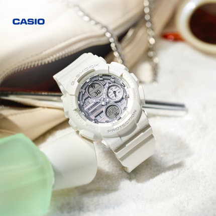 卡西欧旗舰店GMA-S120VA潮流运动防震手表女官方正品G-SHOCK
