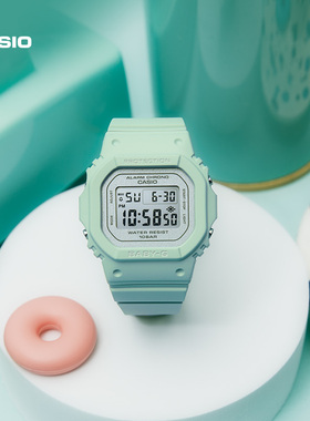 casio旗舰店BGD-565SC运动防水潮流少女手表卡西欧官方正品BABY-G