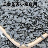 2024年新黑珍珠小瓜子葵花子油葵籽鹦鹉鸟食仓鼠粮鸽粮黑瓜子鸟粮